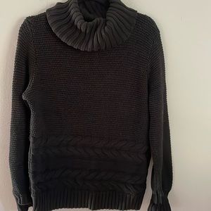 Jones New York Sport Black Cotton Sweater XL